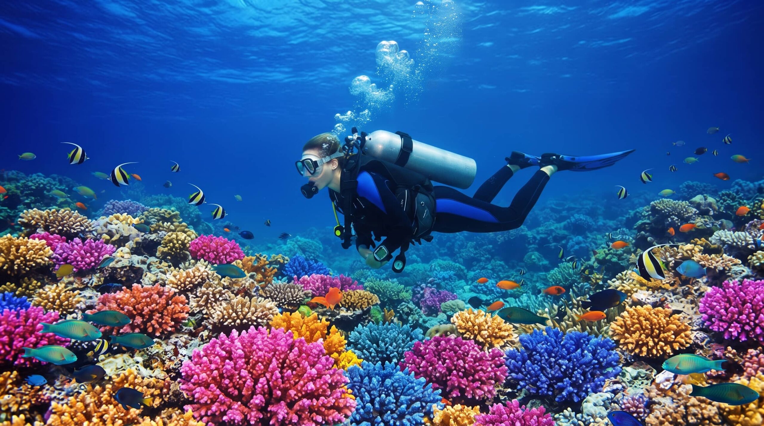 Coral Garden diving Marsa Alam shallow coral paradise anemone city turtles