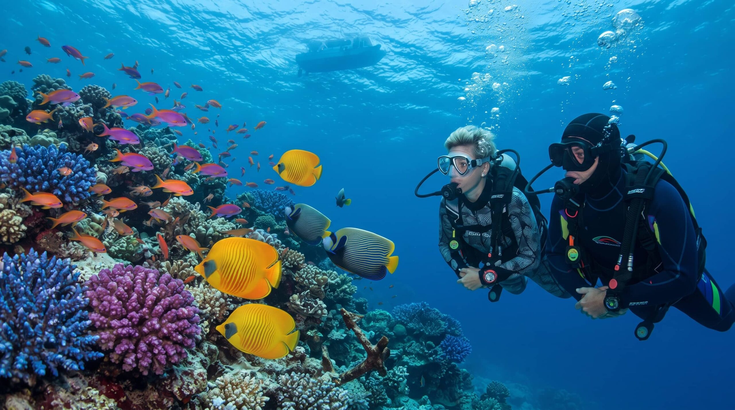 Giftun Islands diving Hurghada national park Big Small Giftun white beach turtles Napoleon