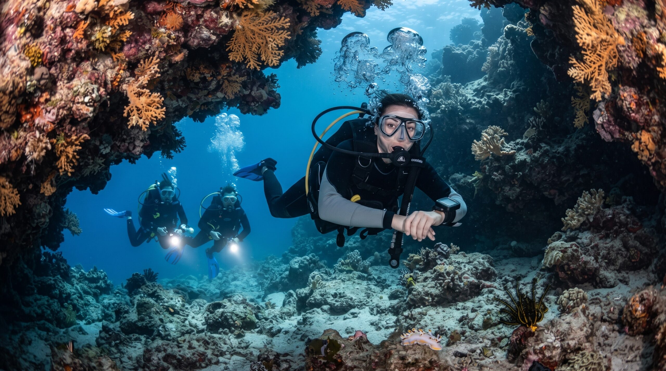 St. John's Reef diving Deep South caves paradise soft coral tunnels turtles