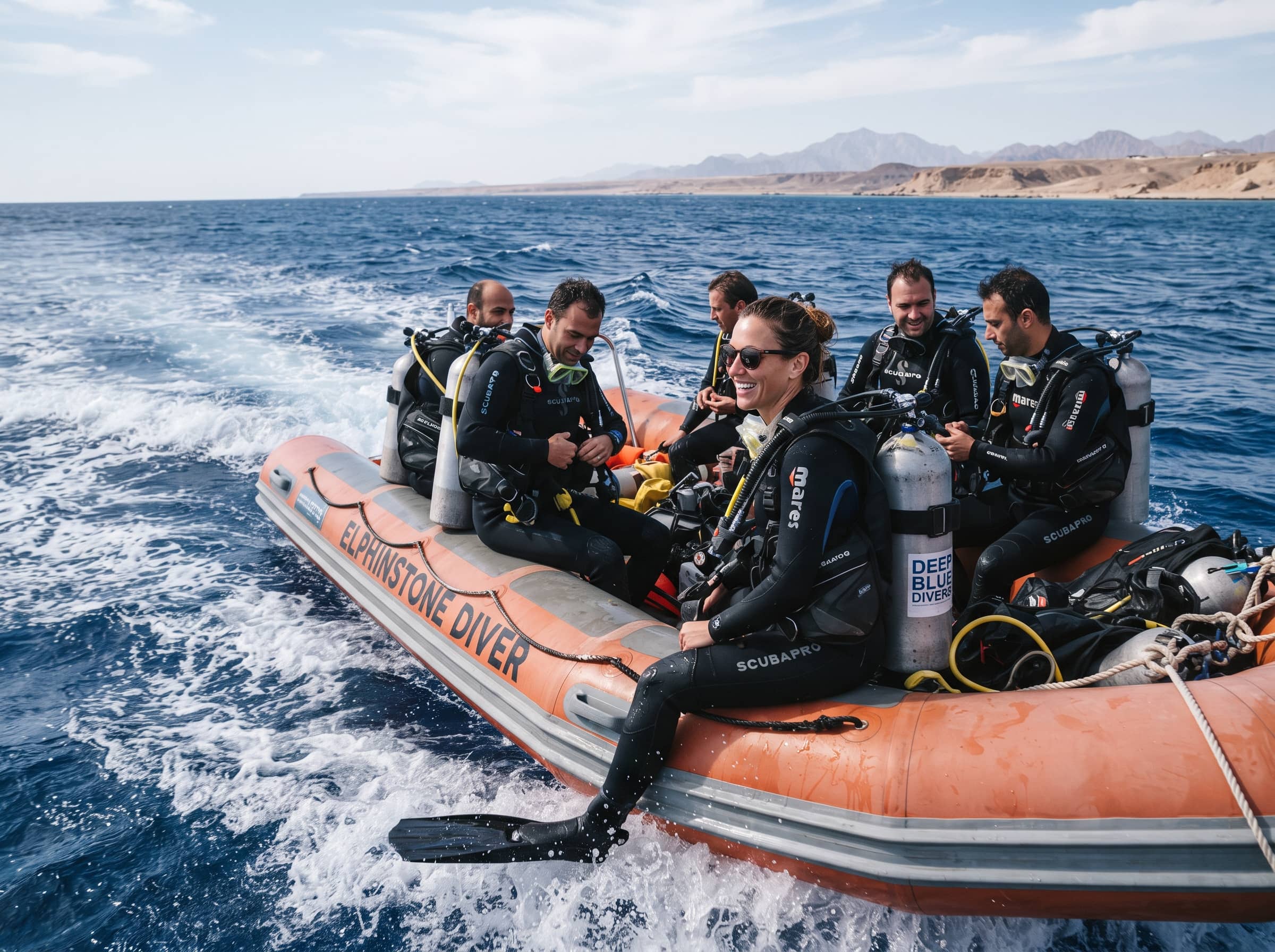 Speedboat and RIB Diving Elphinstone Reef