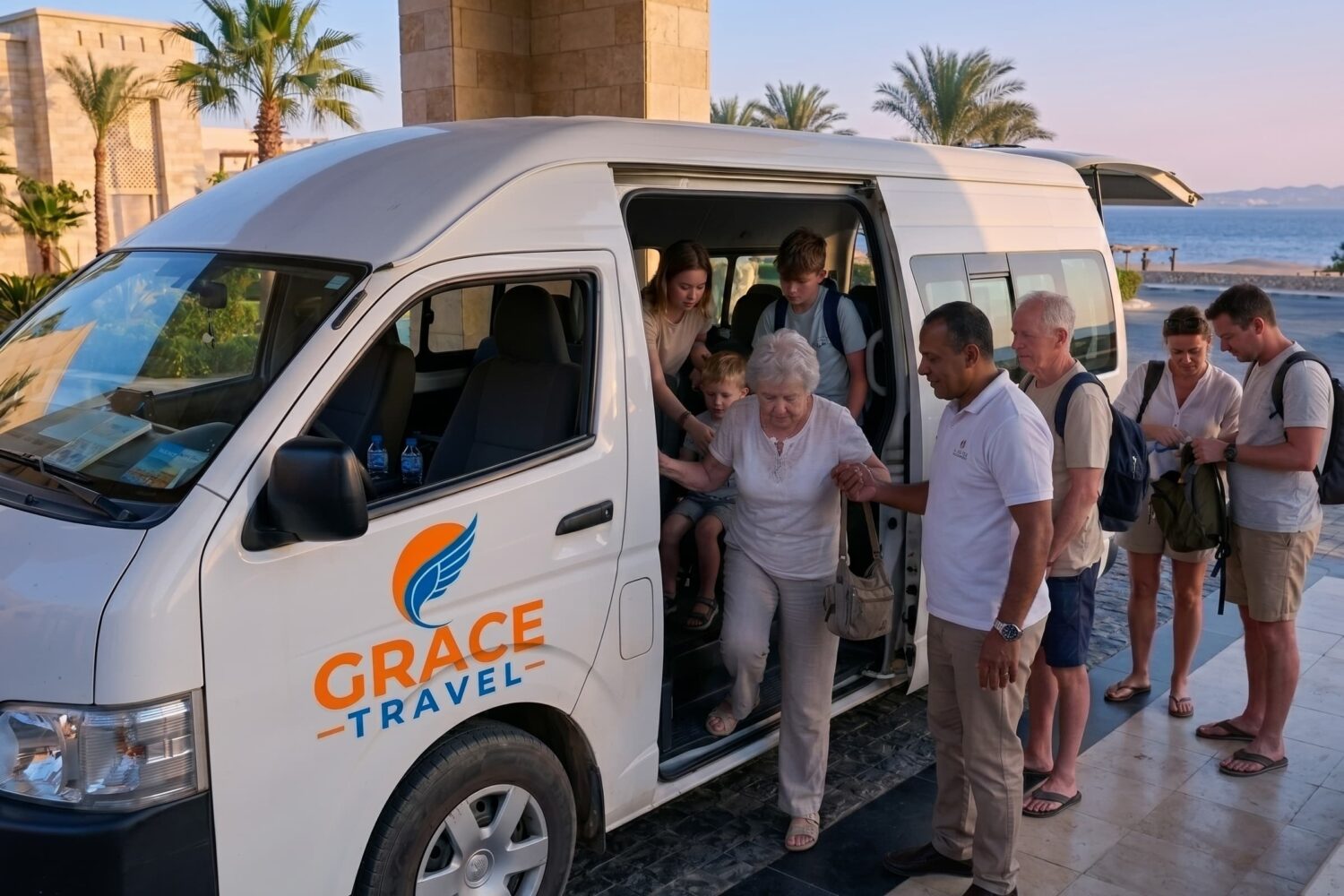 VIP car transfer from the hotel